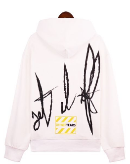 Denim Tears × Offset The Cotton Wreath Sweatshirt Hoodie White