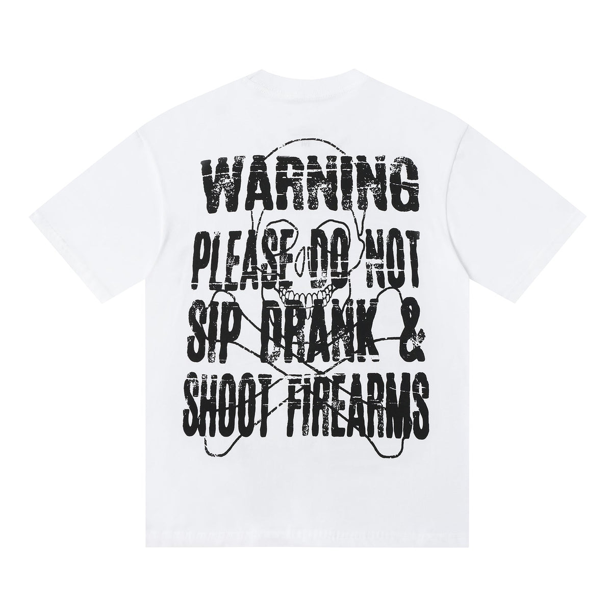 THAT'S A Awful Lot of Cough Syrup ‘Warning T-shirt white’