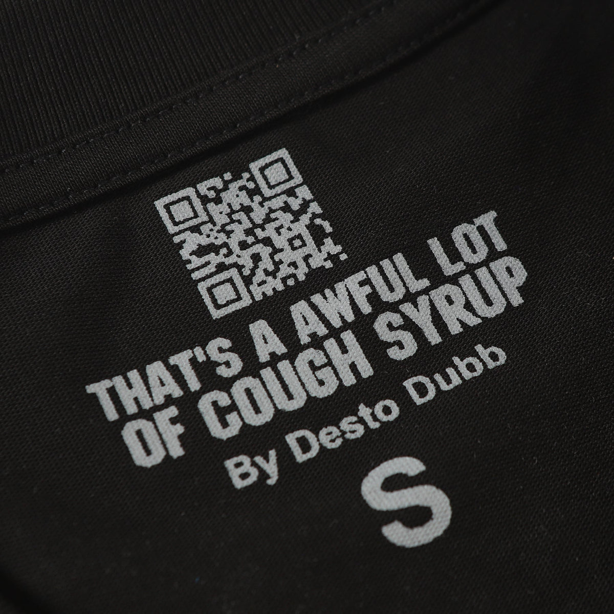 THAT'S A Awful Lot of Cough Syrup “Black Chiefen Heavily T-shirt ”