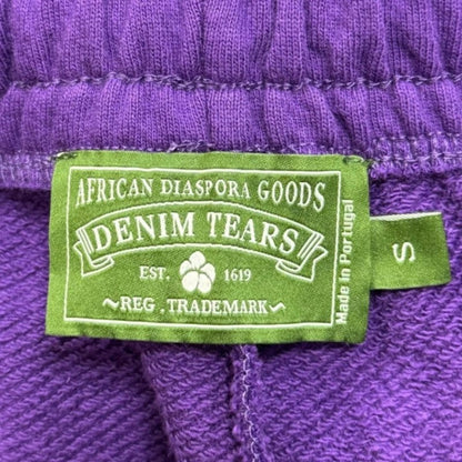 Denim Tears Cotton Wreath Shorts Purple