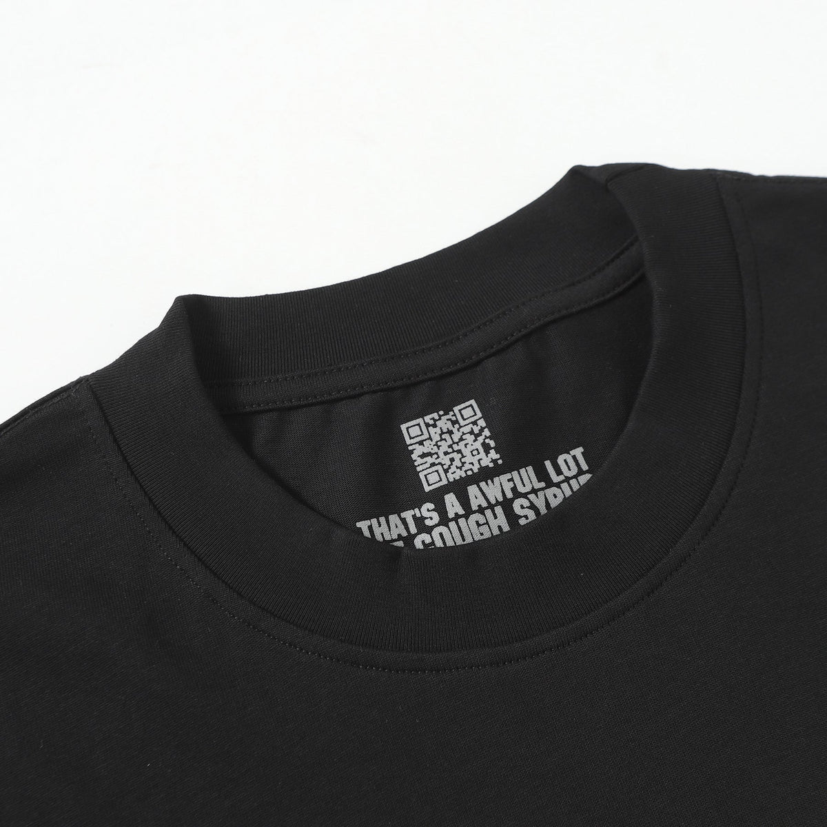 That's A Awful Lot of Cough Syrup Classic Block Logo Tee - Black