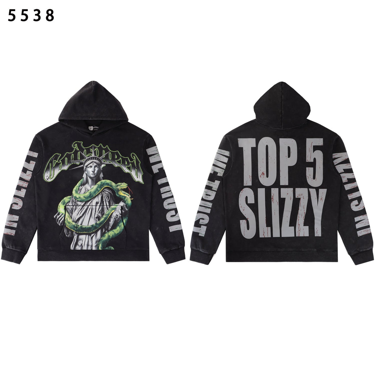 Godspeed x Slizzy "Top 5 Slizzy" VVS Hoodie