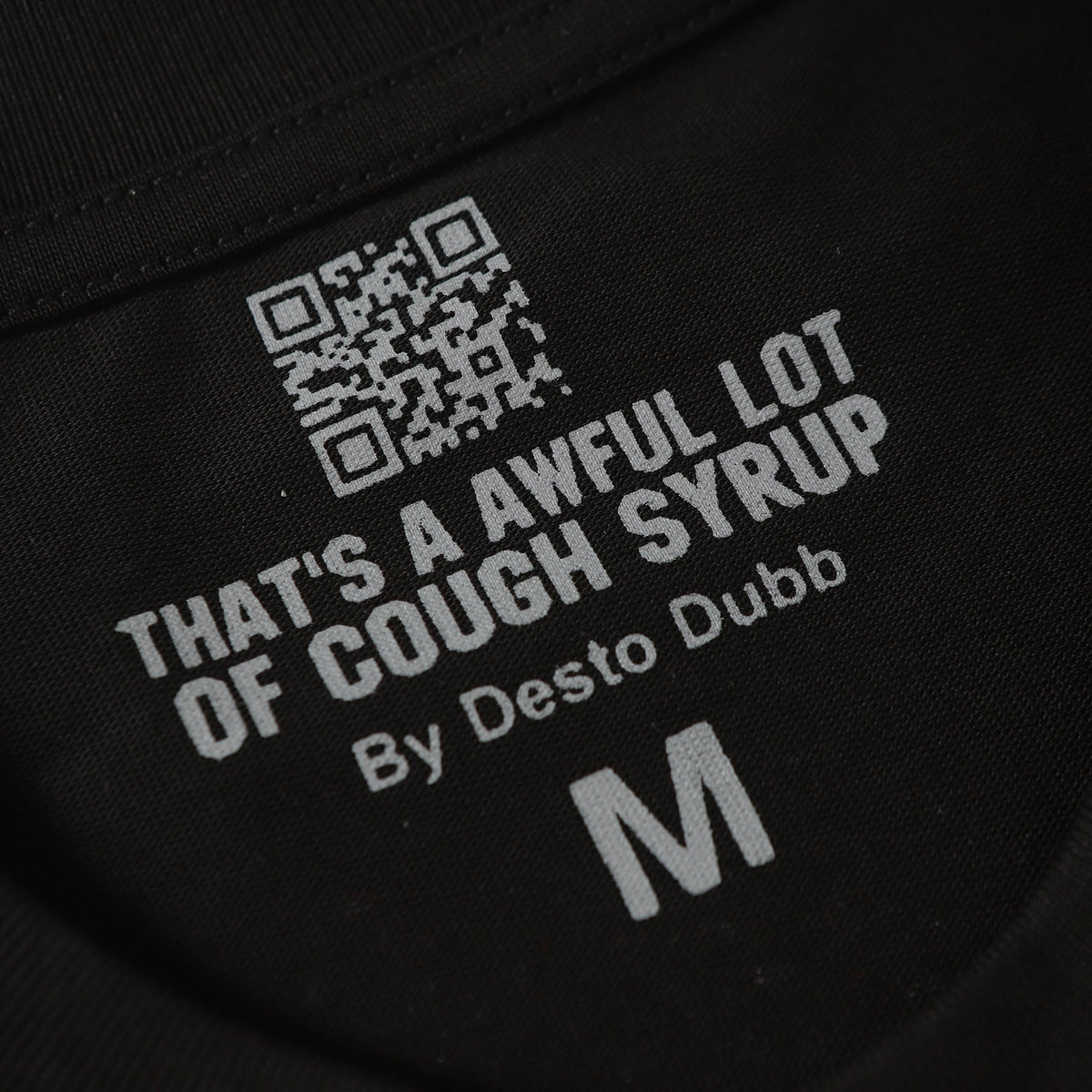 THAT'S A Awful Lot of Cough Syrup Black baseball T-shirt