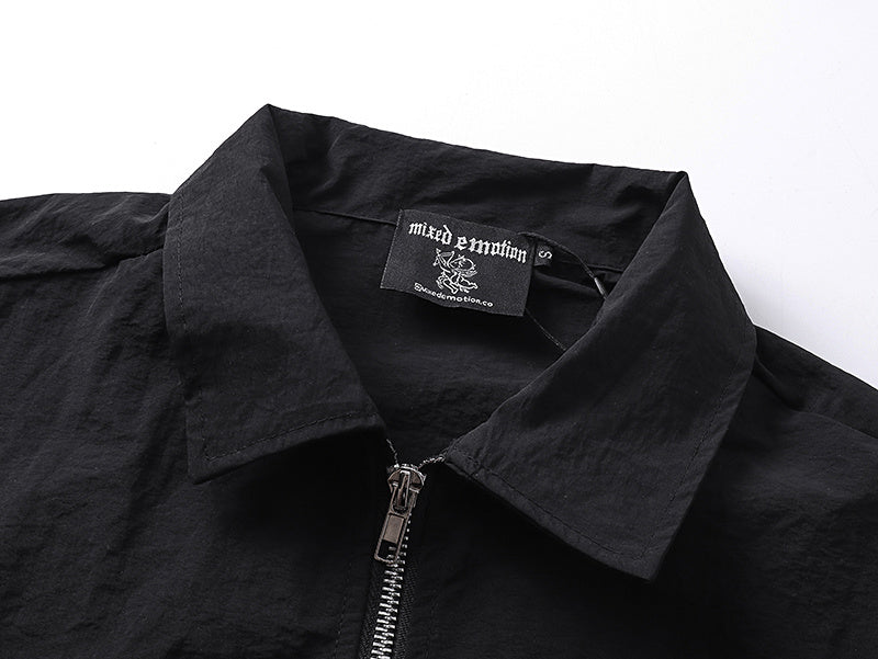 Mixed Emotions Blinded Zip Up T-Shirt