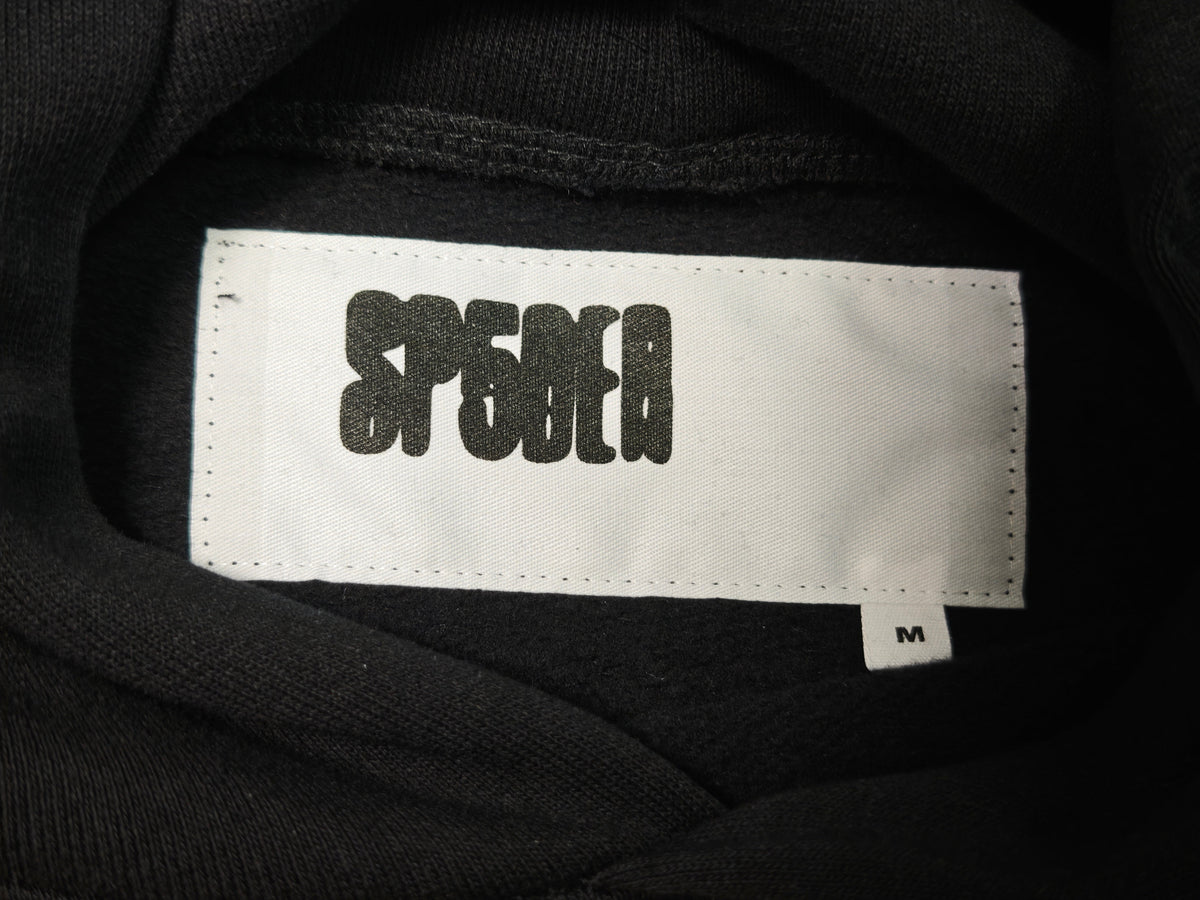 Sp5der OG Web V2 Hoodie Black Orange