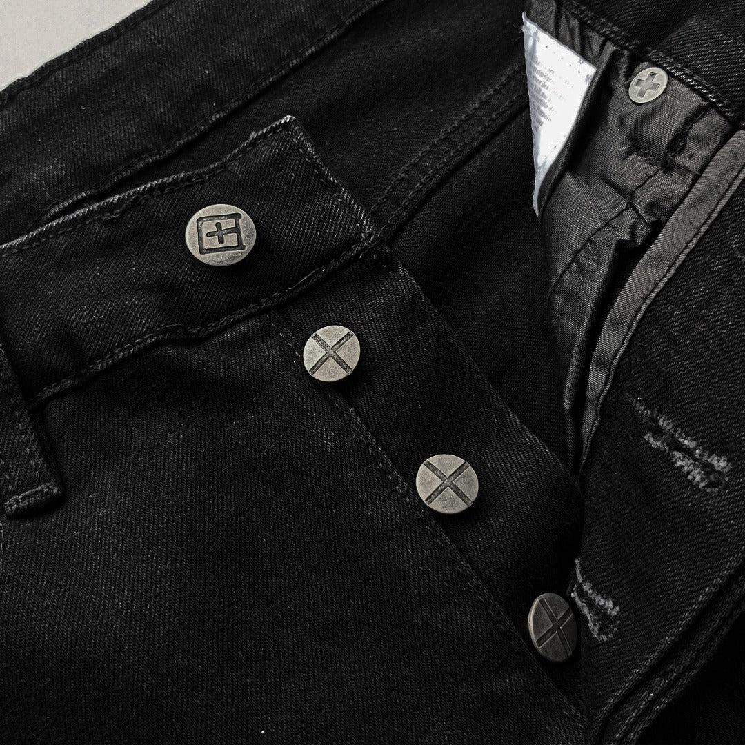 Ksubi Chitch Slim Men's Jet Black Jeans