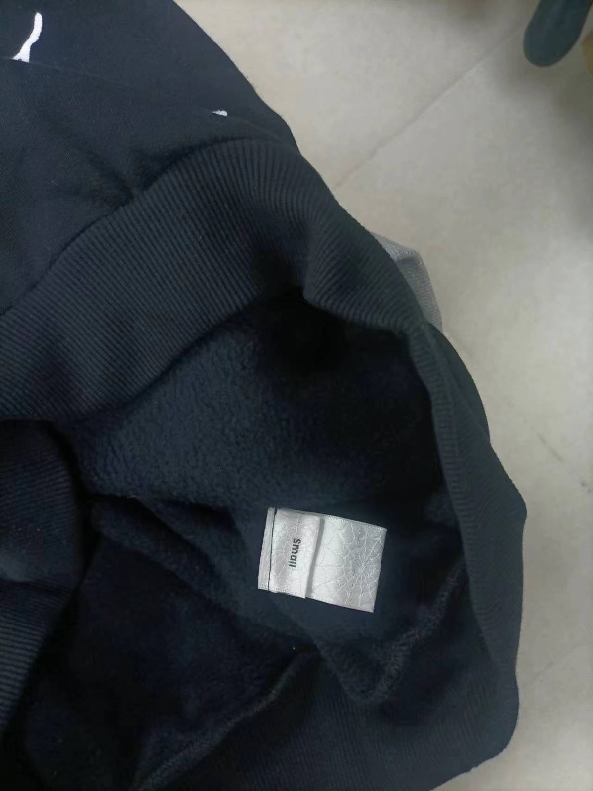Sp5der OG Black White Hoodie