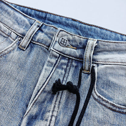 Ksubi Van Winkle Men's Light Blue Print Skinny Fit Jeans