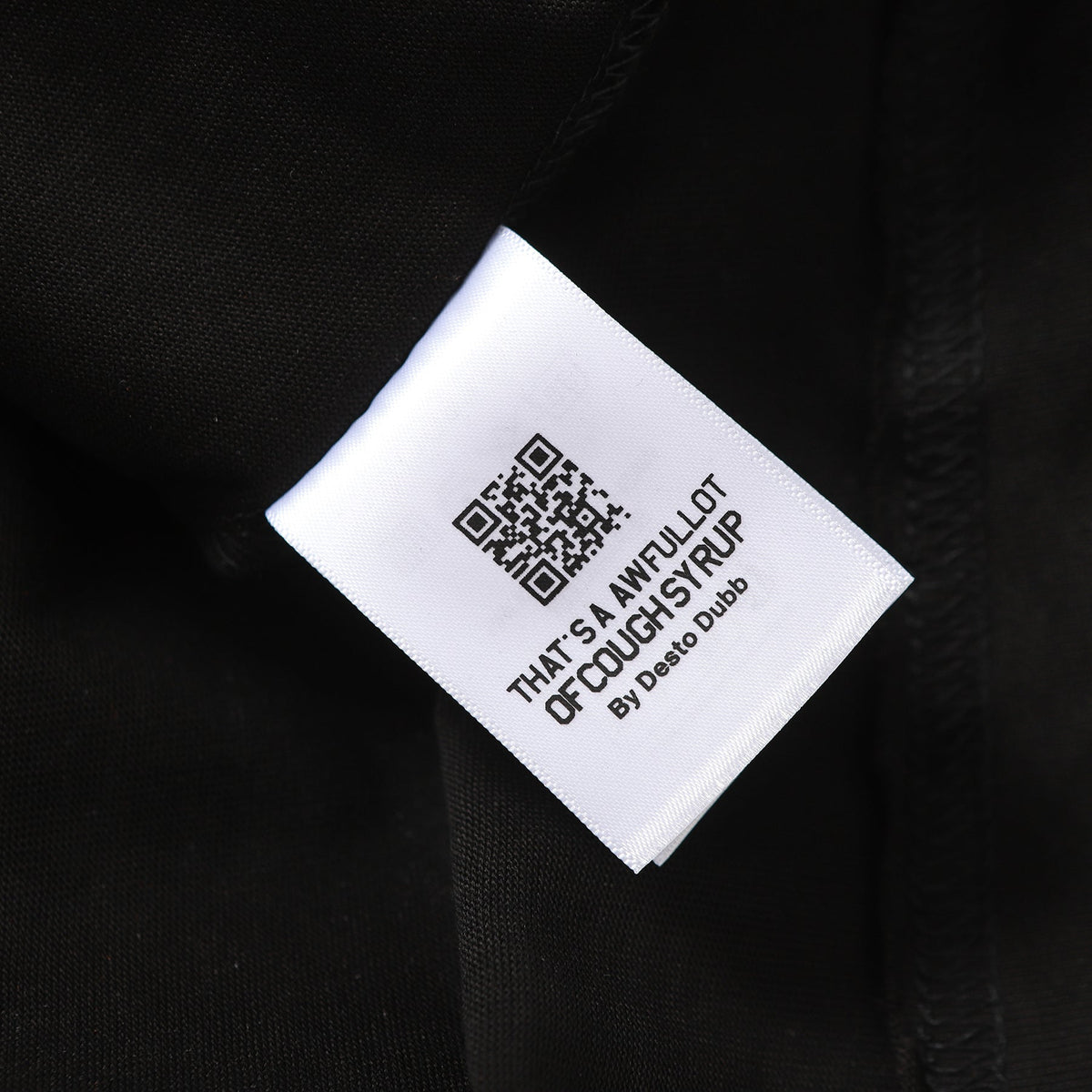 THAT'S A Awful Lot of Cough Syrup Black baseball T-shirt